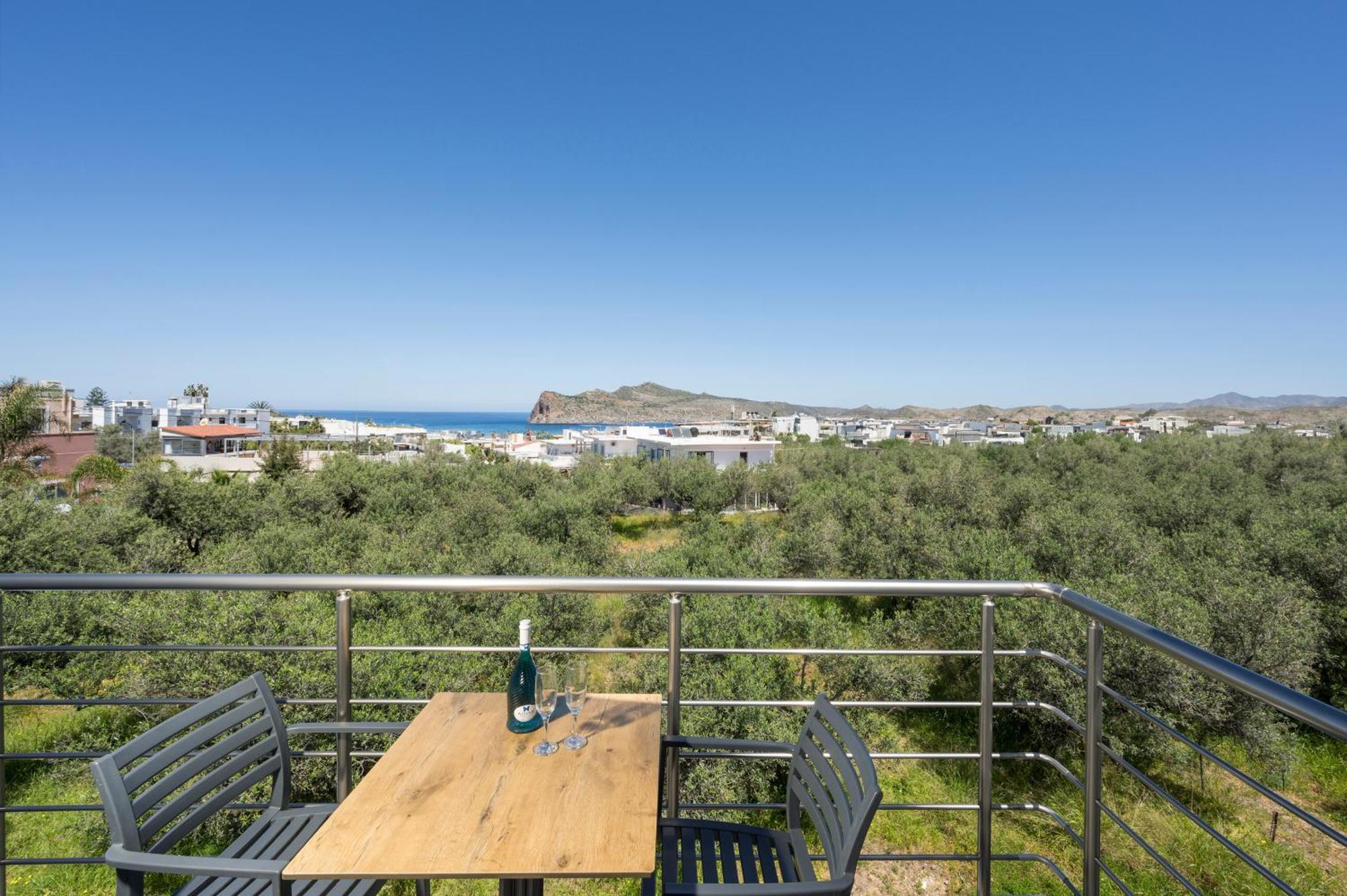 Sun Flower Villas With Sea View Agia Marina Exterior foto