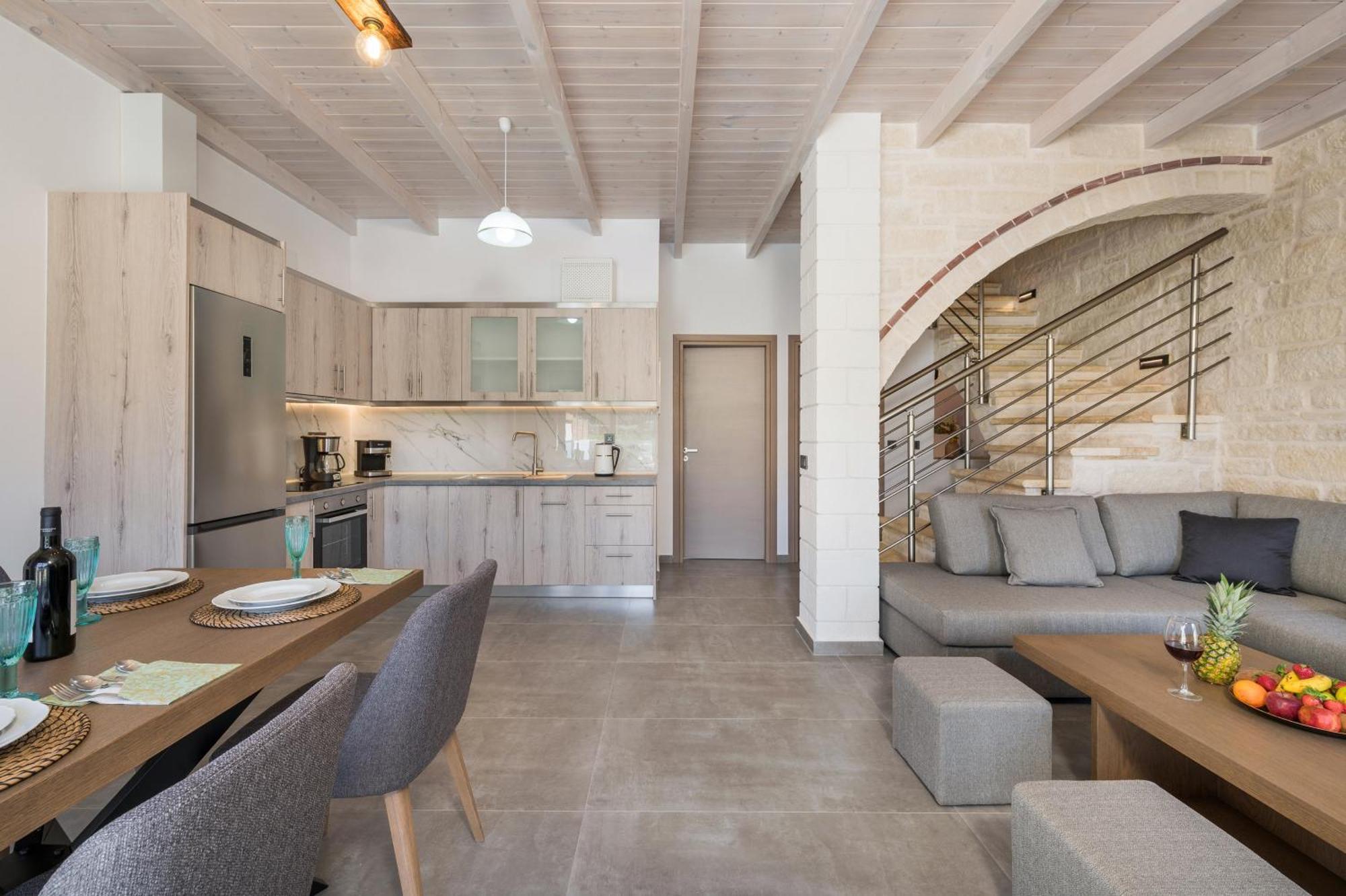 Sun Flower Villas With Sea View Agia Marina Exterior foto